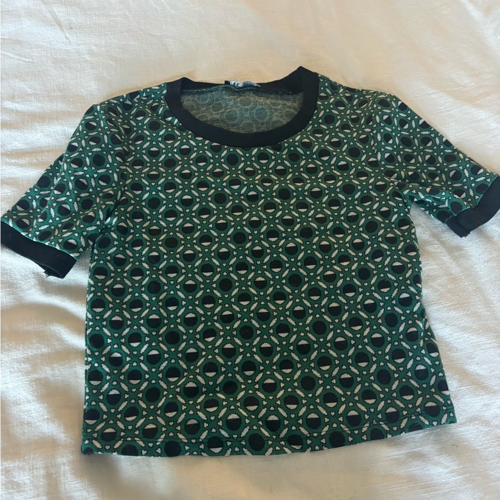 Green Patterned Matching Set - image 2